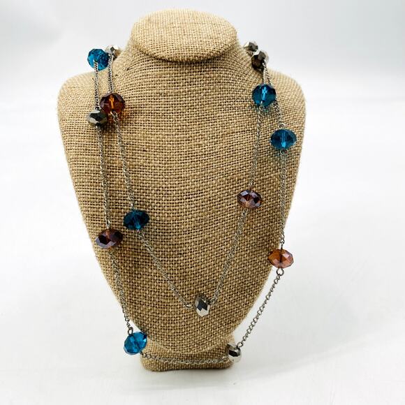Beaded Bobble Wrap Necklace - Picture 2 of 3